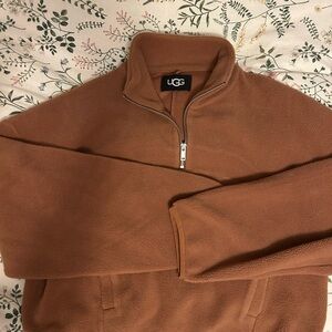 NWOT UGG Women’s Brown Zip-Up Sweater